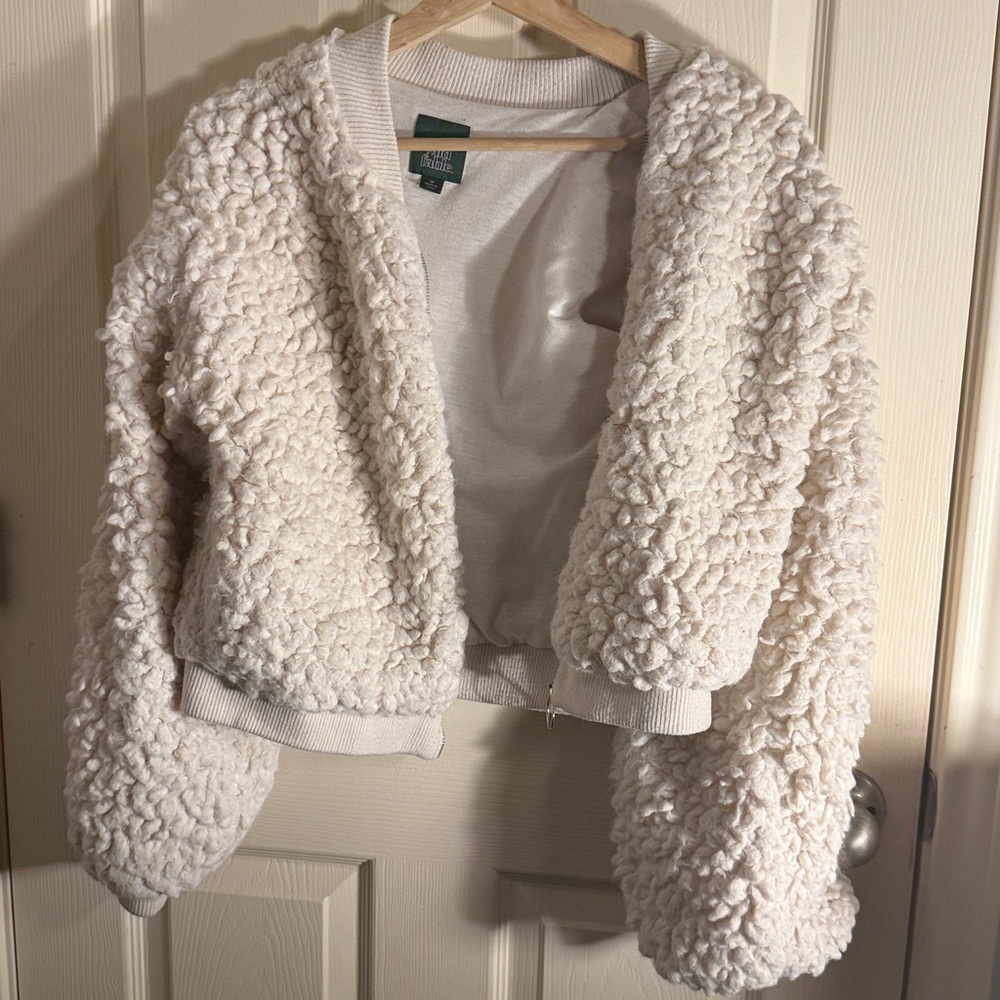 Wild Fable Cream Teddy Jacket